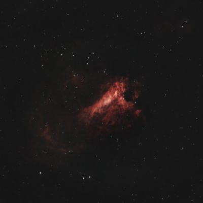 M17 Nebula Omega с балкона в Москве