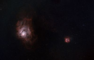 M8 Lagoon, M20 Trifid - Astrophotography