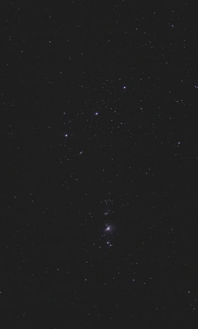 Туманность и пояс Ориона