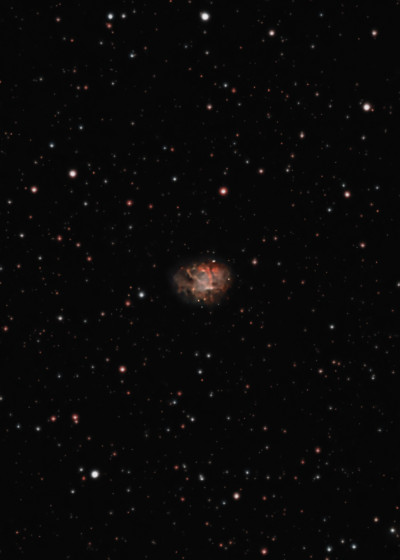 The Crab Nebula M1 (NGC 1952) in the constellation Taurus - Astrophotography