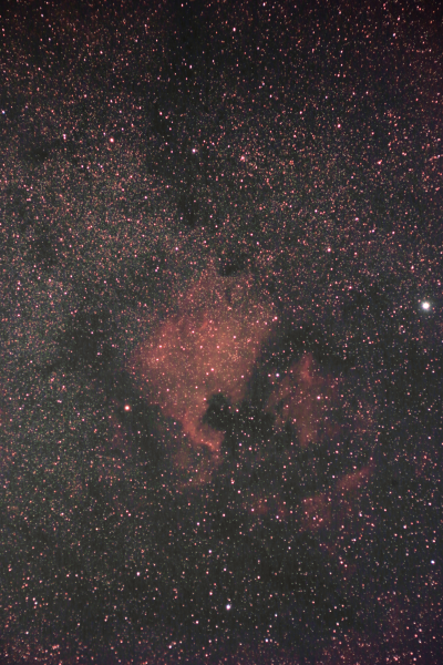 Эмиссионные туманности Северная Америка и Пеликан. 21-22.07.2021