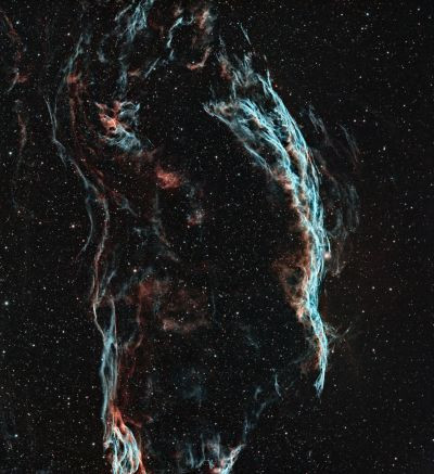 NGC6960 - Western Veil Nebula, RASA 8", 3 hrs