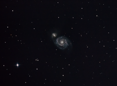 M51 (NGC 5194 & NGC 5195) + 40 min - астрофотография