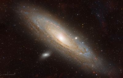 Туманность Андромеды с водородом 