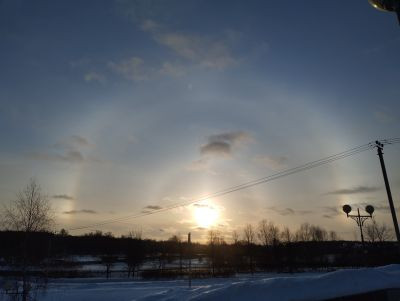 February solar halo - Astrophotography