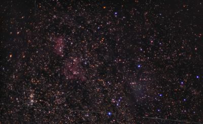 Region around Heart and Soul nebulas