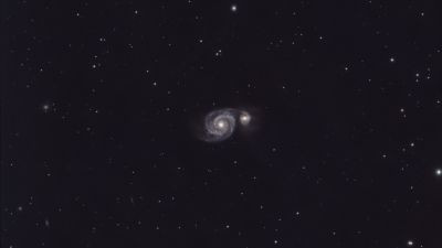 M 51 - The Whirlpool Galaxy - Astrophotography