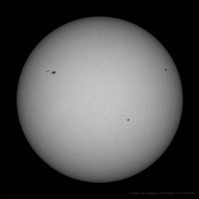 Sun (photosphere) 10:31 UTC+05 16.04.2026 - Astrophotography