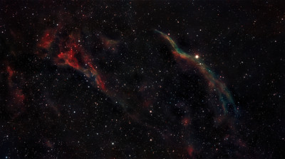 Veil Nebula (eastern part) and Pickering's Triangle - Astrophotography