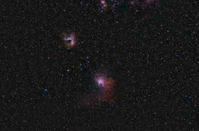 IC 405 и NGC 1893