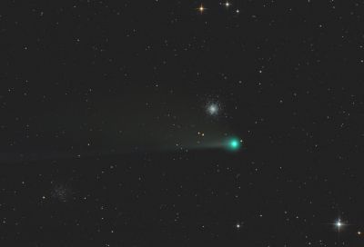 M53 & NGC5053 & Comet C/2020 F3 (NEOWISE) - астрофотография