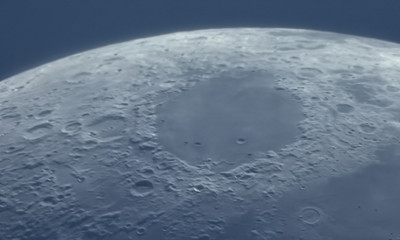 Sea of Crises and its surroundings (evening Moon - time 19:30) - Astrophotography