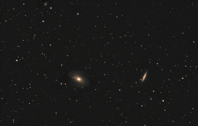 M81, M82 Галактики Бодэ. 21.08.2020