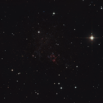 IC 1613 Карликовая неправильная галактика в Ките