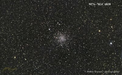 Messier 71 - NGC 6838 - Astrophotography