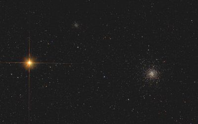 Globular clusters M4 & NGC6144 & Antares