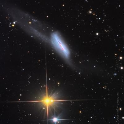 Район UGC 8005 в LRGB