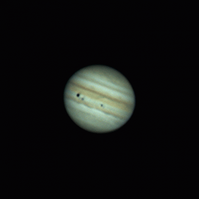 Jupiter moons transit