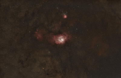 Туманность Лагуна и ее соседи