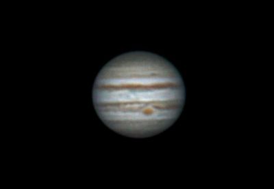 Jupiter with Celestron Astromaster 76 EQ (25 dec 2013, 02:09)
