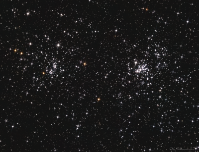 NGC 869 and NGC 884 : Perseus Double Cluster - астрофотография