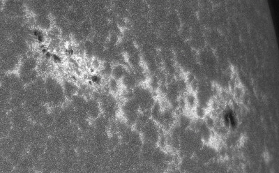 C3.3 flare in AR 4456. Time-lapse 48 min, CaK filter. - Astrophotography
