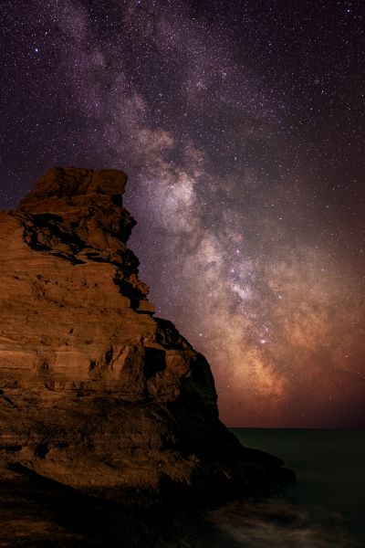 Milky Way on Devil's finger