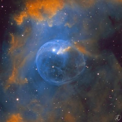 NGC7635 Bubble in the SHO palette - Astrophotography