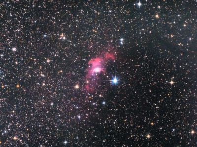 NGC 7635 (ТУМАННОСТЬ "ПУЗЫРЬ") - BUBBLE NEBULA - астрофотография