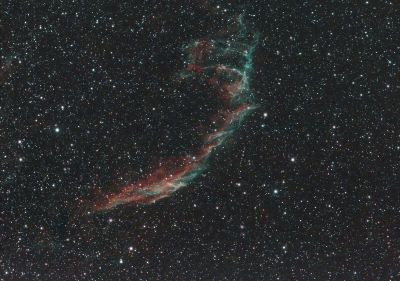 The Veil Nebula NGC6992, eastern part. - Astrophotography