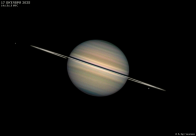 Диона, Сатурн и Рея. 