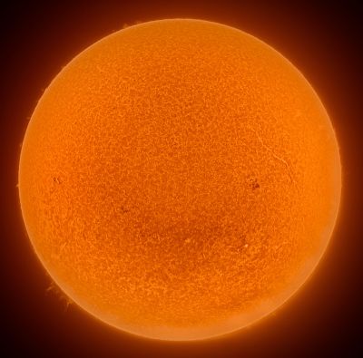 Солнце в H-alfa 29.06.2022 - астрофотография