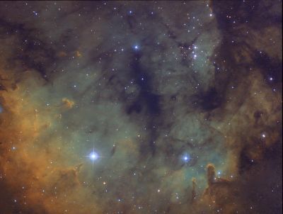 Sh2 171 (part) in SII+Ha+OIII