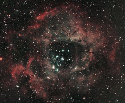 NGC 2237 - Rosette nebula - астрофотография