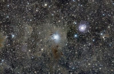 IRIS nebula. - астрофотография