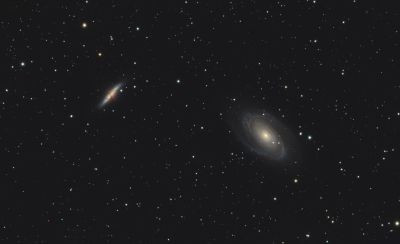 M81 and M82 Bode's Galaxy and the Cigar Galaxy - Astrophotography
