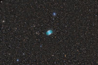 Dumbbell Nebula - M27 (wide angle)