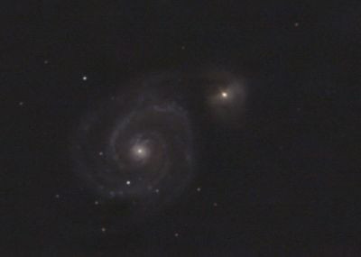 Test of the whirlpool. - Astrophotography