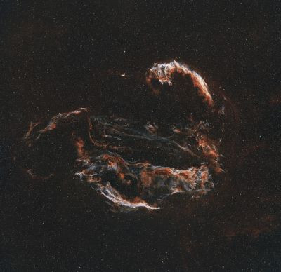 Cygnus Loop, Eastern Veil, Witch's Broom, Pickering's Triangle, Fishing Net - Astrophotography
