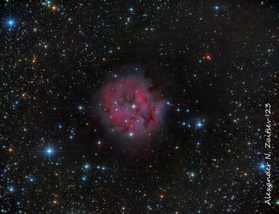 Туманность Кокон (Cocoon Nebula, IC5146, Caldwell 19) в (Ha+R)RGB