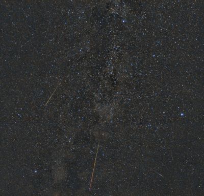 Perseid meteors 2019