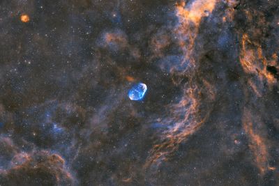 NGC 6888 - wide field around Crescent nebula