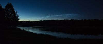 Серебристые облака в Москве 15.06.2022 23:20 МСК