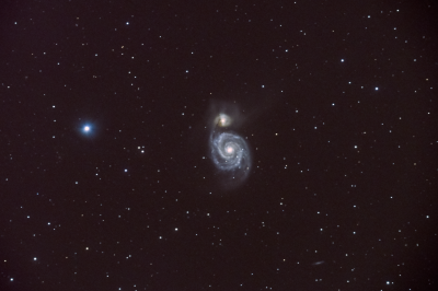 M51 - Whirlpool galaxy - астрофотография