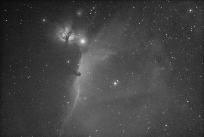 Туманность "Конская голова", и "Пламя"