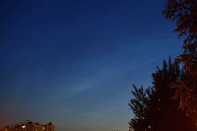 Серебристые облака, 03.07.25, гиф