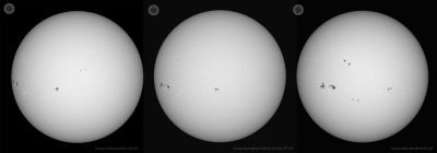 The Sun - changes in the photosphere from 04:21Z June 25 to 03:58Z June 28, 2026. - Astrophotography