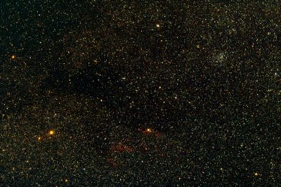 Кусочек туманности Вуаль в созвездии Лебедя