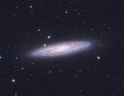 NGC253 Галактика Скульптор, Серебряная монета