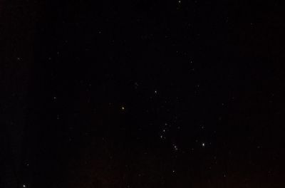 Созвездио Ориона на небе